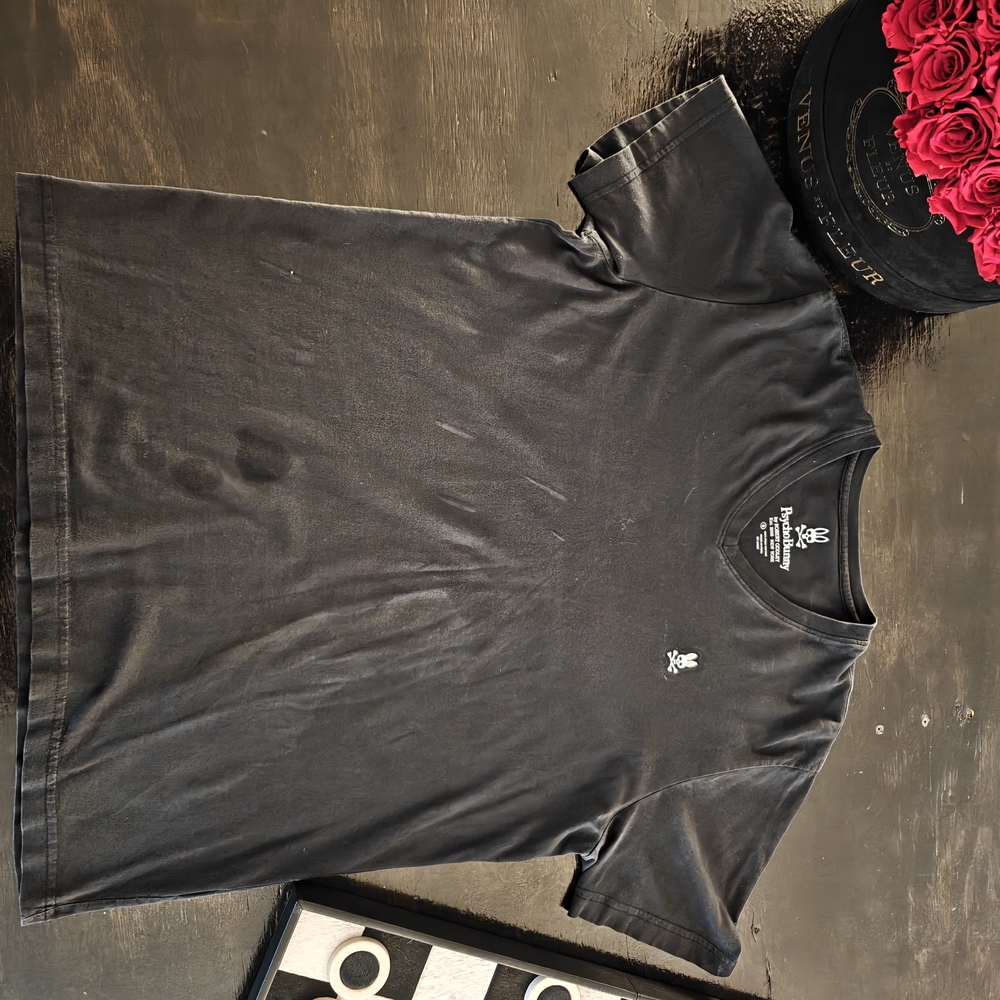 Psycho Bunny Charcoal Short Sleeve Tee